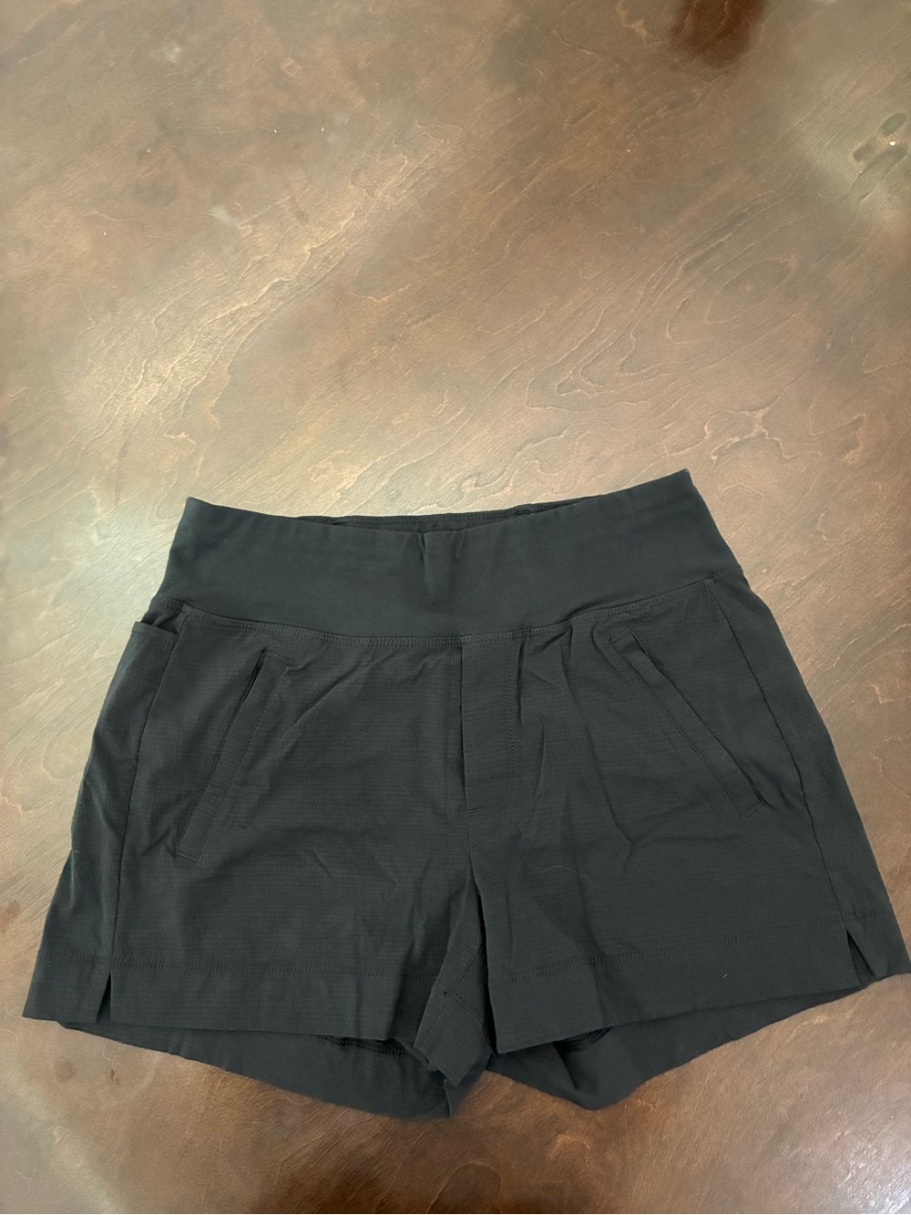 Athleta Black High-Rise Athletic Shorts